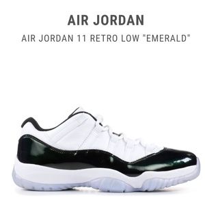 Air Jordan 11 retro low emerald